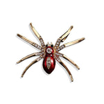 little red star spider brooch