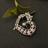 Fading Love Heart Brooch