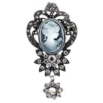 sovereign goddess cameo brooch