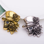 Classy Skull Halloween Brooch