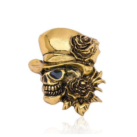 Classy Skull Halloween Brooch