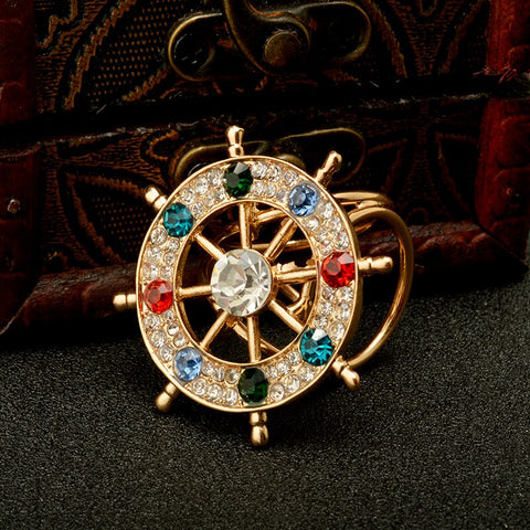 Original Golden Rudder Brooch