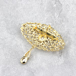 Antique Solar Horus Brooch