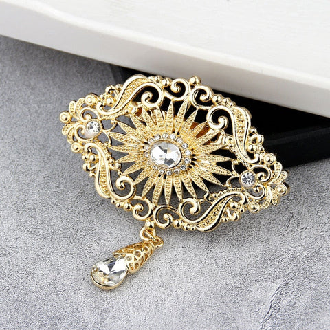 Antique Crystalline Candor Brooch