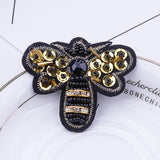 Embroidered Bee Brooch
