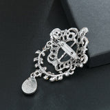 Elegant Vintage Cameo Brooch