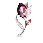Infinity Rose Flower Brooch