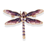 starry night dragonfly brooch