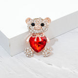Heart With Love Brooch