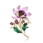 Persian rose brooch