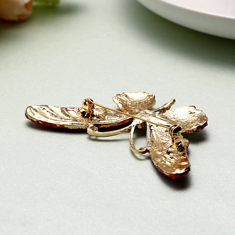 Centripetal Force Butterfly Brooch