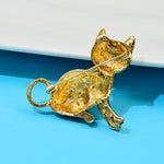 Bling Bling Cat Brooch