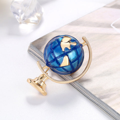 Original Earth Globe Brooch