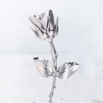Gold Rose Flower Brooch