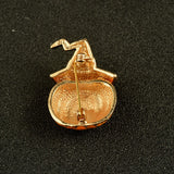 Halloween Pumpkin Brooch