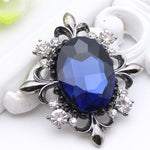 Antique Midnight Blue Brooch