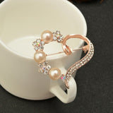 Sublimation Heart Brooch