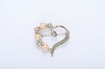 Sublimation Heart Brooch