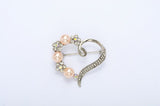 Sublimation Heart Brooch
