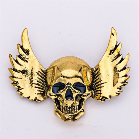 Halloween Skeleton Angel Brooch