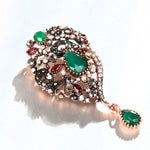Antique Flower Bouquet Brooch