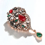 Antique Flower Bouquet Brooch