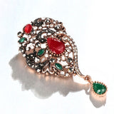 Antique Flower Bouquet Brooch