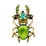Eternal life beetle brooch