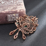 Antique Pearl Medusa Brooch