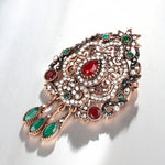 Antique Pearl Medusa Brooch