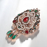 Antique Pearl Medusa Brooch