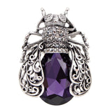 Emerald Beetle Protector Brooch