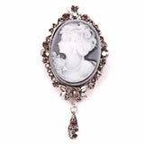 Silver Noblesse Cameo Brooch