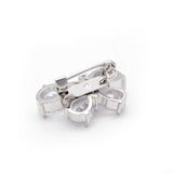 Crystal Clear Butterfly Brooch