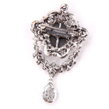 Antique Pearl Cameo Brooch