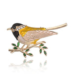 Field Sparrow Bird Brooch
