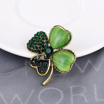Antique Four Leaf Clover Brooch