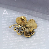 Antique Four Leaf Clover Brooch