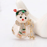 Snowman Christmas Brooch
